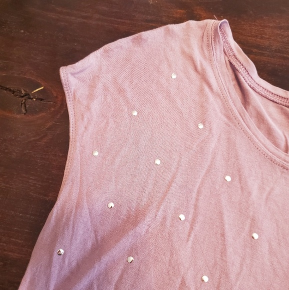 A.n.a Jeweled Lilac Tank - Picture 2 of 4